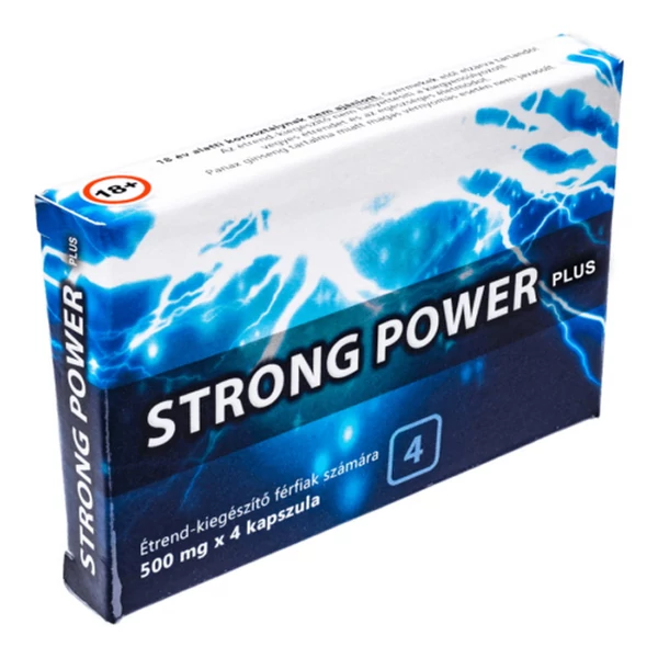 Strong Power Plus 4 db potencianövelő kapszula