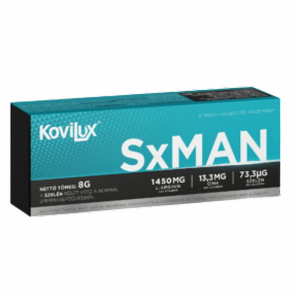 SxMAN férfi potencianövelő KoviLux italpor és 2 kapszula