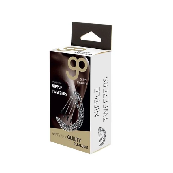 Nipple Tweezers állítható mellbimbócsipesz lánccal