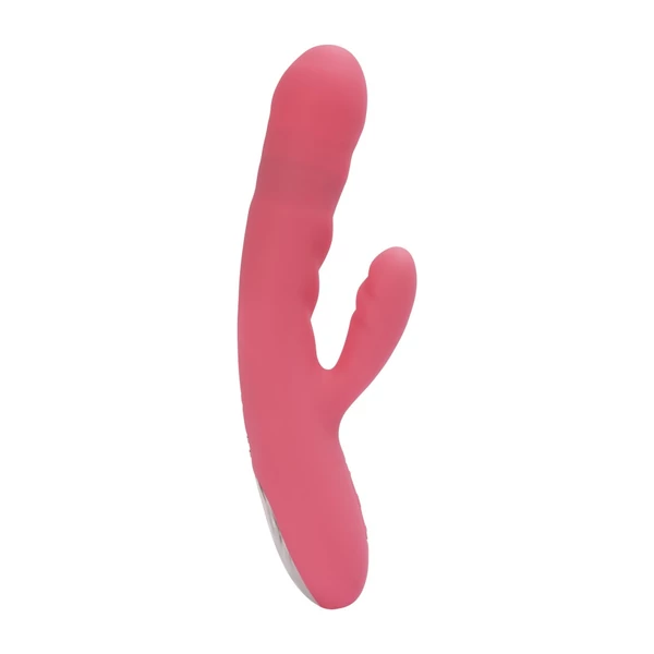 Csiklóizgatós tolomozgásos tölthető vibrátor Avery strawberry pink