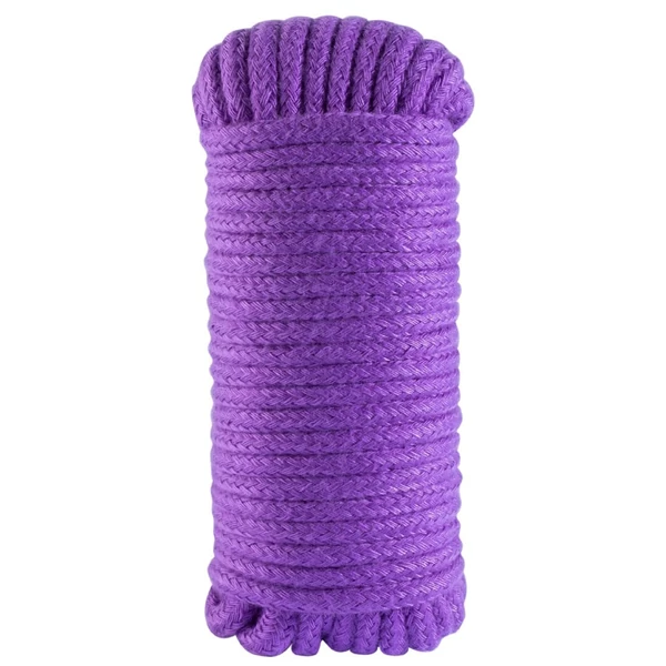 Lila pamut kötél Sex extra - silky bondage rope purple