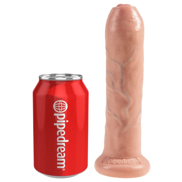 Letapasztható dildó realisztikus 7" uncut light