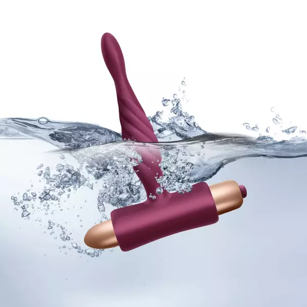 Mini vibrátor és plug szett Climaximum - rapture burgundy