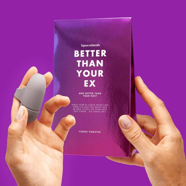 Ujjazó csiklóizgató vibrátor - Better than your ex clitherapy finger vibrátor