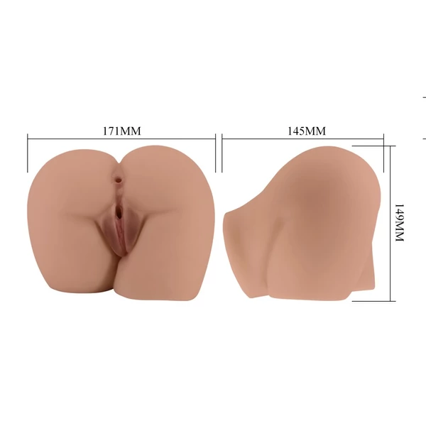 Realisztikus maszturbátor vagina és anál nyílással Crazy bull bernace
