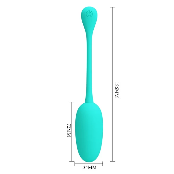 Vibrációs tojás Pretty love knucker green
