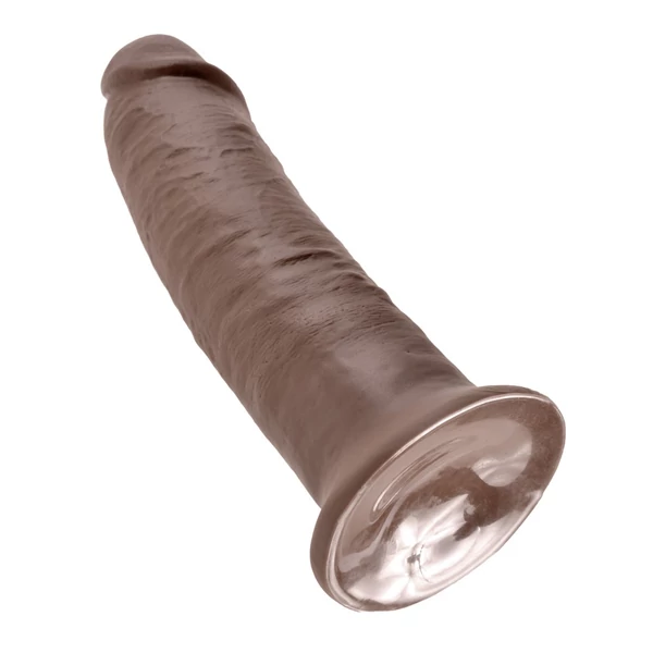 Letapasztható dildó 10" cock  brown