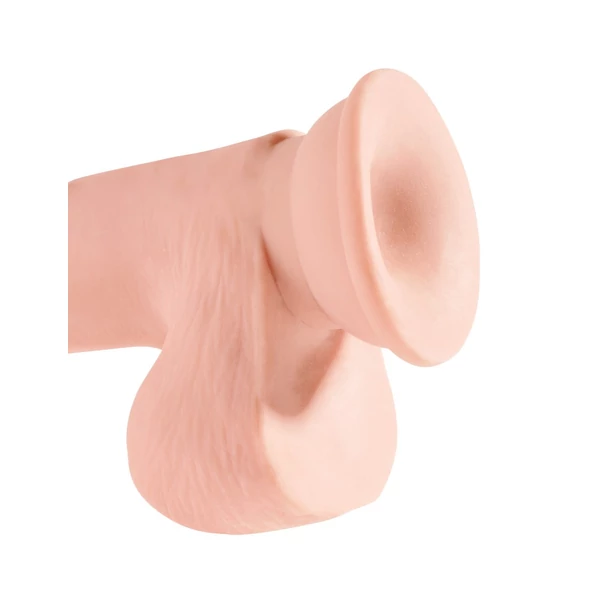 Realisztikus letapasztható dildó 7.5" triple density cock with balls light