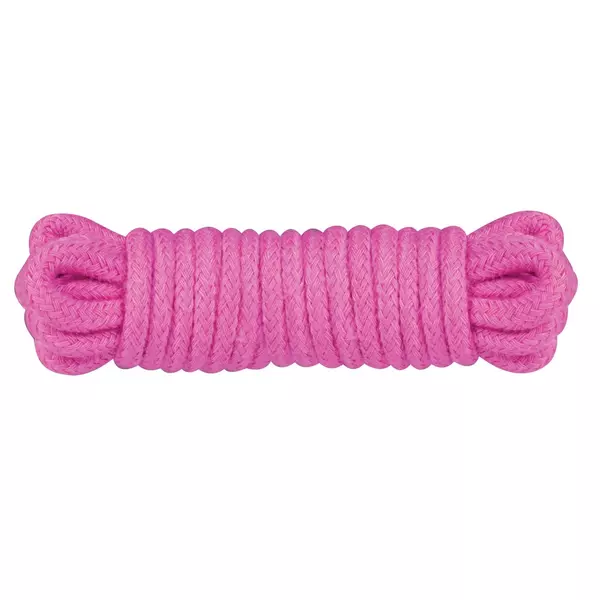 Rószaszín pamut kötél Sex extra - love rope pink