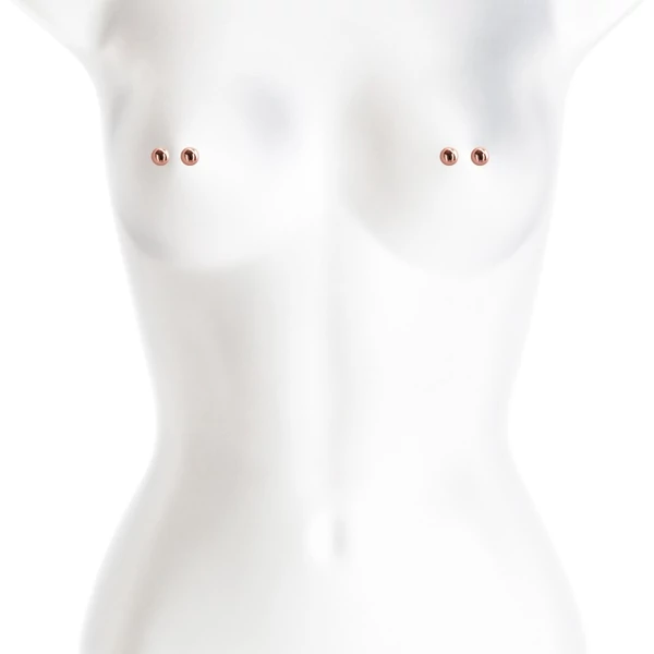 Mellbimbóbilincs Bound - nipple clamps - m1 - rose gold