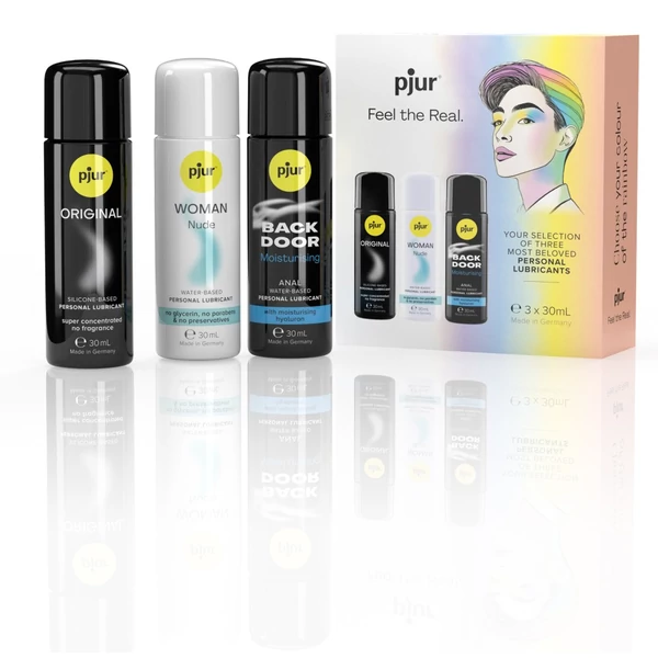 Síkosító készlet Pjur pride box