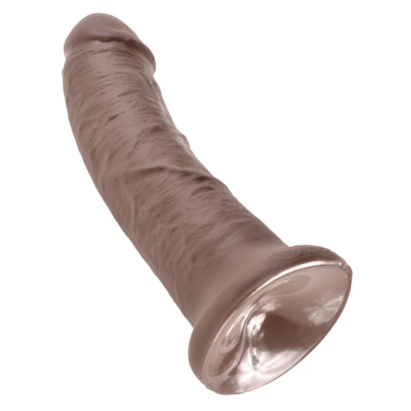 Letapasztható realisztikus dildó 8" cock  brown