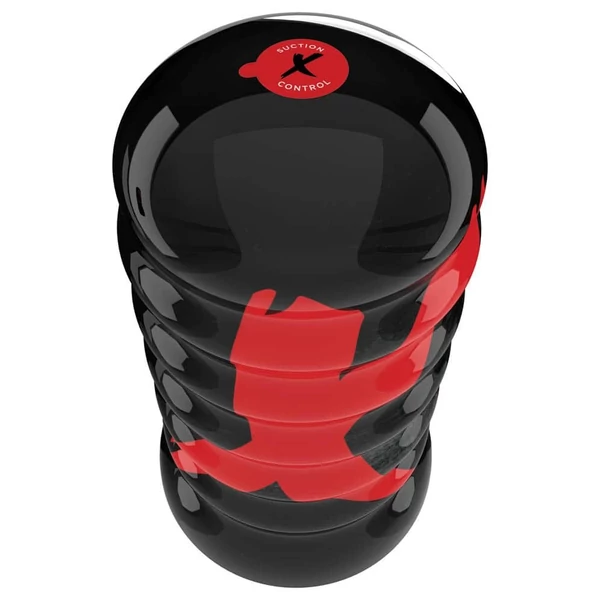 Realisztikus ánusz Air tight anal stroker  light/black