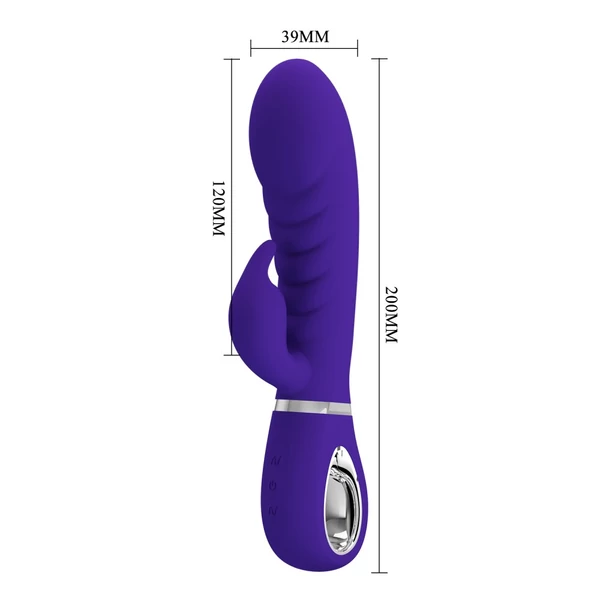 Csiklókaros vibrátor Pretty Love Prescott purple