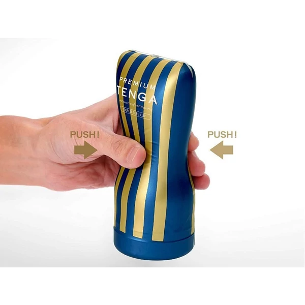 Előre síkosított maszturbátor kupa Premium tenga soft case