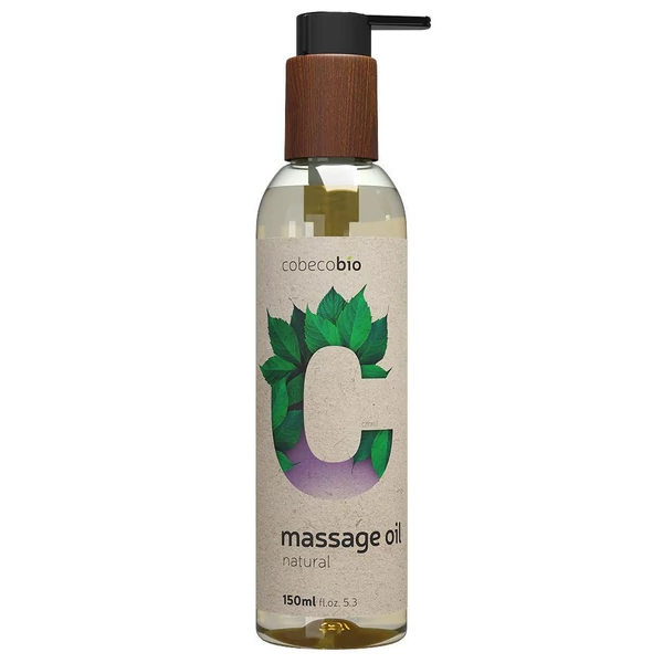 Masszírozó olaj Cobeco bio  - natural massage oil 150ml