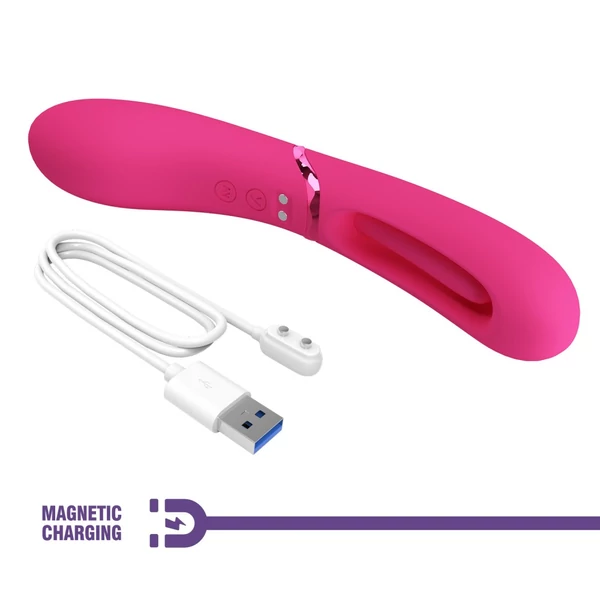 Vibrátor, szilikon Romance lexie pink