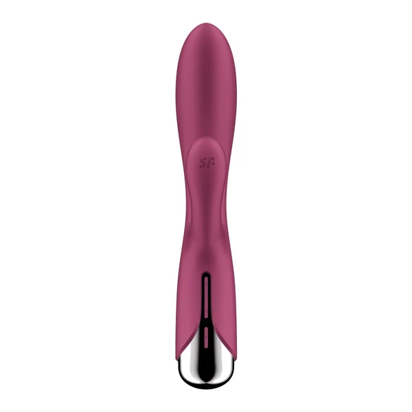 Forgófejes nyuszi vibrátor Spinning Rabbit 1 red