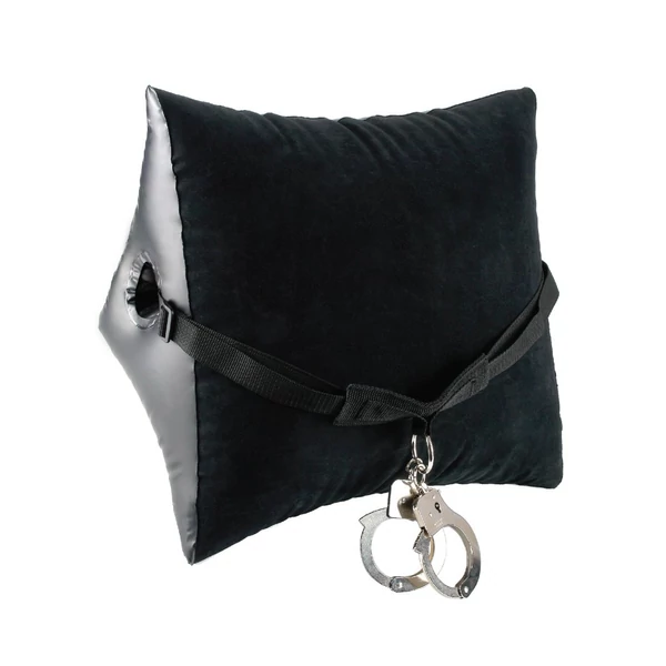 Deluxe position master with cuffs  black