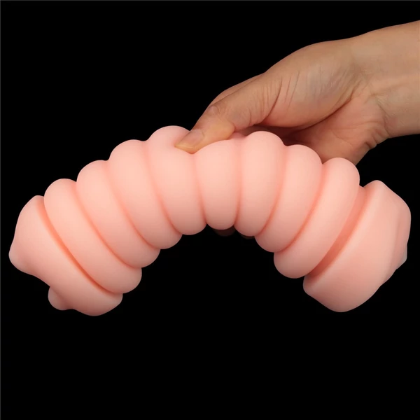 Realisztikus vagina és száj maszturbátor Virgin-skin blowout double side stroker vagina and mouth