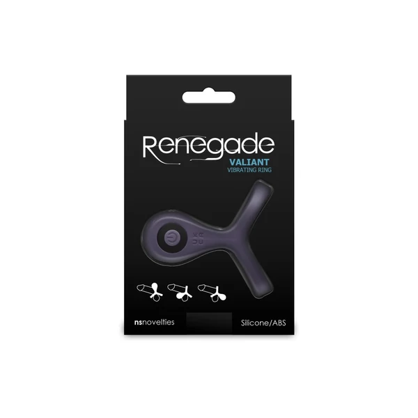Vibrációs pénisz- és heregyűrű - Renegade Valiant Gray