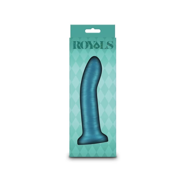 Letapasztható dildó metálzöld Royals 6" charlie 17 cm
