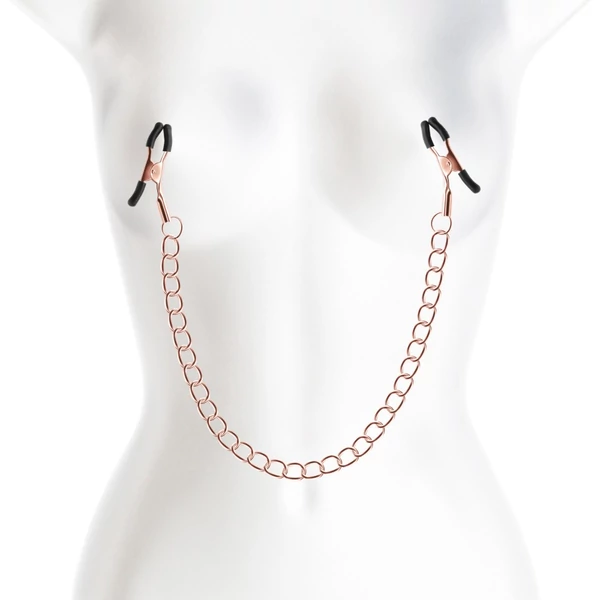 Mellcsipesz Bound - nipple clamps - dc2 - rose gold