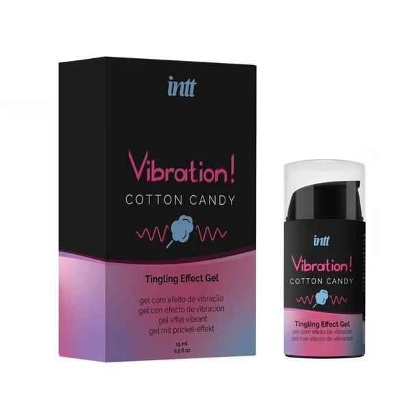 Folyékony vibrátor vattacukor ízzel Vibration! cotton candy
