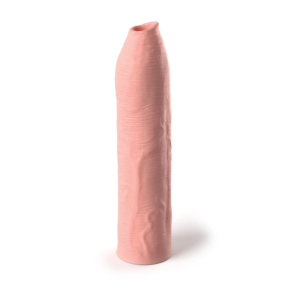 Péniszköpeny testszínű Uncut 7" extension sleeve