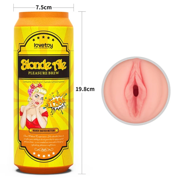 Sörösdoboz vagina maszturbátor Pleasure brew blond ale