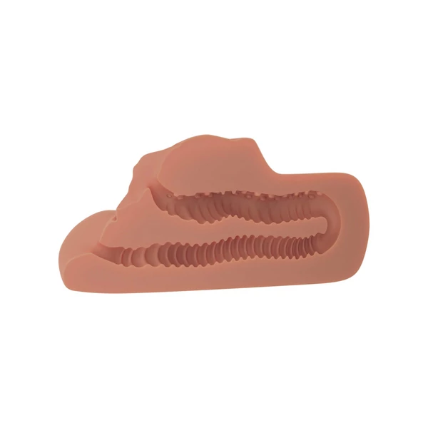 Vagina és ánusz maszturbátor Perfect pussy double stroker tan