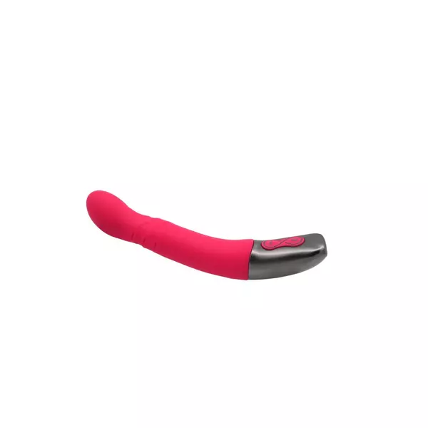 G-pontos vibrátor Titanz 8" silicone rechargeable vibrator in pink