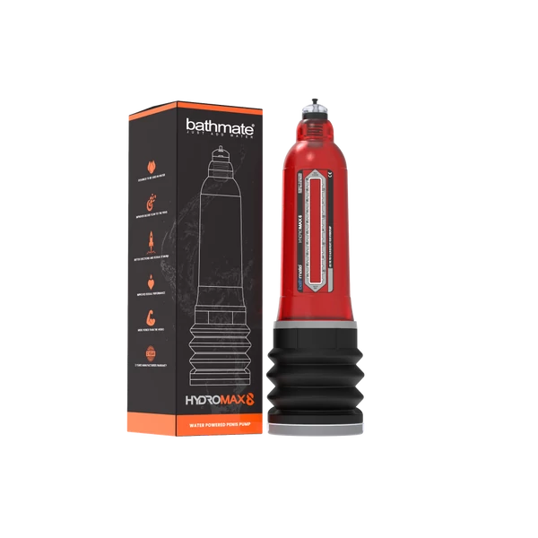 Péniszpumpa Bathmate Hydromax8 - piros