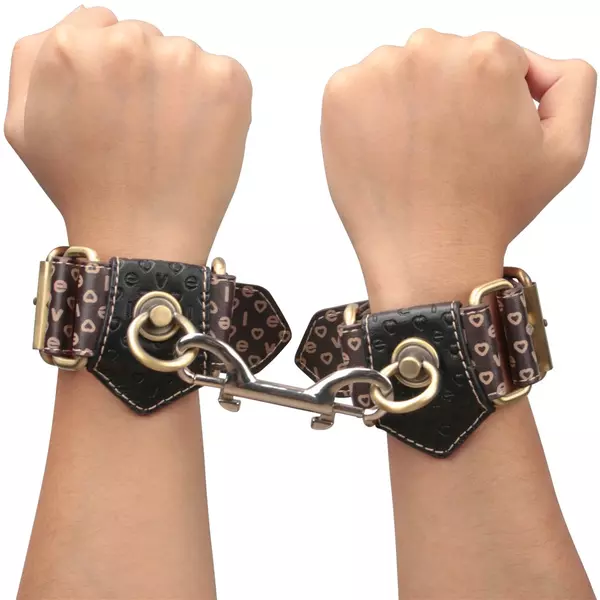 Műbőr csuklóbilincs Rebellion reign handcuffs