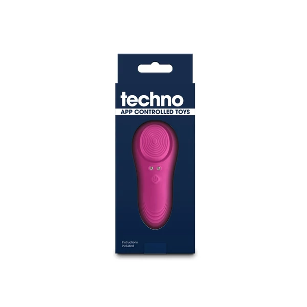 Applikációval is vezérlehető csiklóizgató vibrátor Techno Lucy magenta