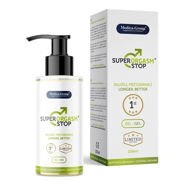 Késleltető gél Super orgasm stop gel - 150 ml