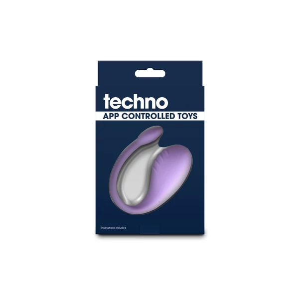 Applikációval is vezérelhető vibrációs tojás - Techno Rave lavender