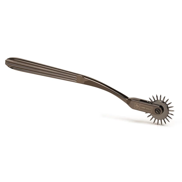 Ingerkerék egysoros, ónszínű One-row wartenberg pinwheel pewter