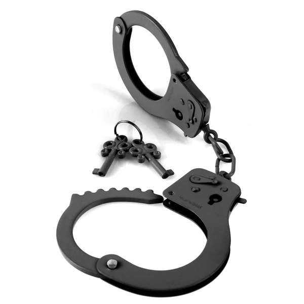 Matt fekete fém bilincs Designer metal handcuffs  black