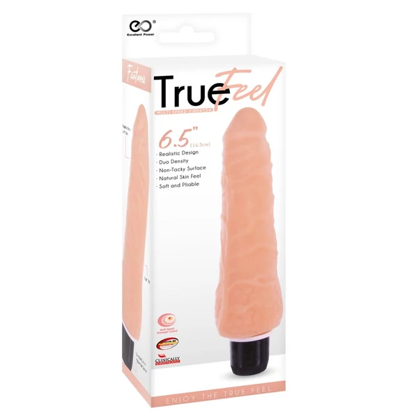 Realisztikus vibrátor - True Feel tpr vibrátor II