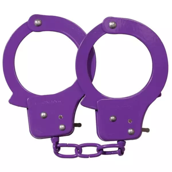 Lila fém bilincs Sex extra - metal cuffs purple