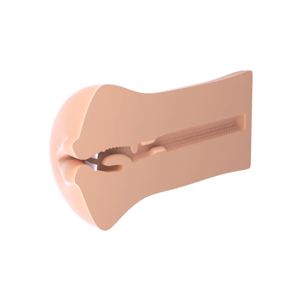 Realisztikus száj maszturbátor testszínű Fuck me silly to go deep throat