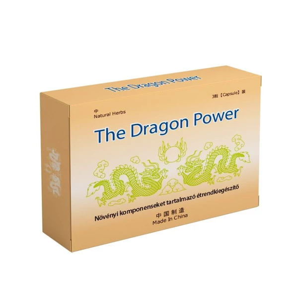 The dragon power - 3 db potencianövelő kapszula