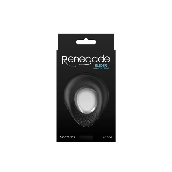 Péniszgyűrű vibrációs Renegade - slider - black