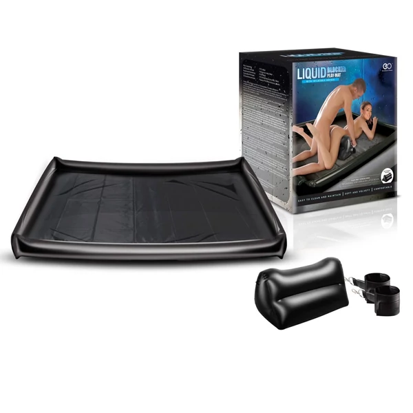Szex szőnyeg felfújható szegéllyel 200 cm x 160 cm - Liquid blocker play mat