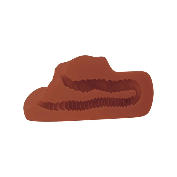 Realisztikus vagina és ánusz Perfect pussy double stroker brown