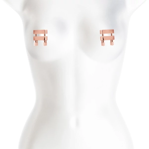Mellbimbóbilincs Bound - nipple clamps - v1 - rose gold