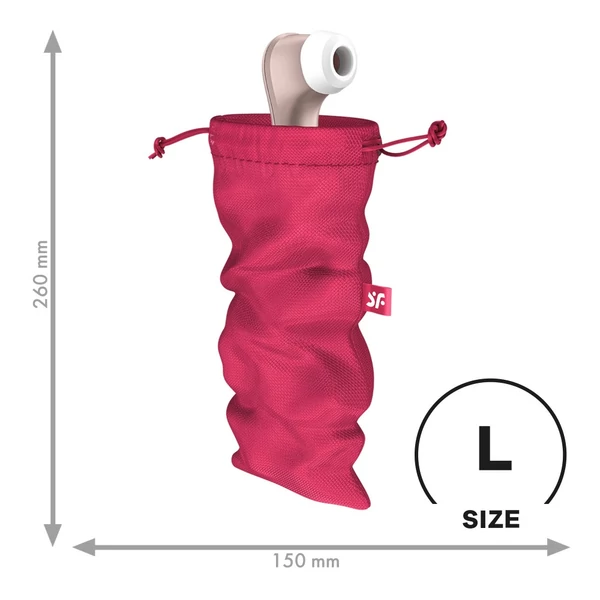 Rózsaszín tárolózsák vibrátorokhoz szexjátékokhoz Treasure bag l pink