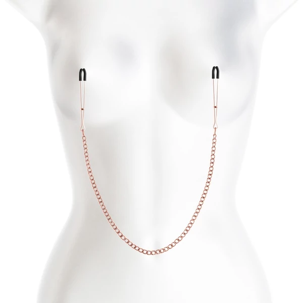 Mellcsipesz Bound - nipple clamps - dc3 - rose gold