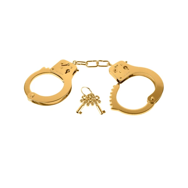 Bilincs fémből arany színben Metal cuffs  gold
